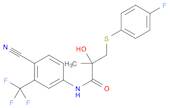 Propanamide,N-[4-cyano-3-(trifluoromethyl)phenyl]-3-[(4-fluorophenyl)thio]-2-hydroxy-2-methyl-