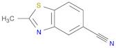 5-Benzothiazolecarbonitrile, 2-methyl-