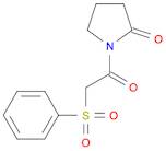 1-[2-(benzenesulfonyl)acetyl]pyrrolidin-2-one