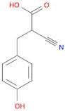 2-cyano-3-(4-hydroxyphenyl)propanoic acid