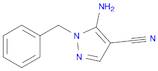 1H-Pyrazole-4-carbonitrile, 5-amino-1-(phenylmethyl)-