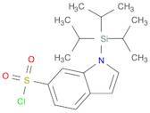 1-[tris(propan-2-yl)silyl]-1H-indole-6-sulfonylchloride