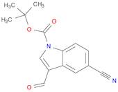 tert-butyl 5-cyano-3-formylindole-1-carboxylate