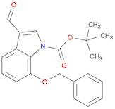 tert-butyl 3-formyl-7-phenylmethoxyindole-1-carboxylate