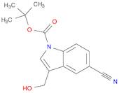 tert-butyl 5-cyano-3-(hydroxymethyl)indole-1-carboxylate