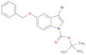 tert-butyl 3-bromo-5-phenylmethoxyindole-1-carboxylate