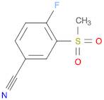 4-Fluoro-3-(methylsulphonyl)benzonitrile