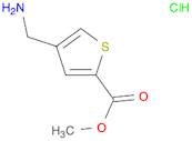 Methyl 4-(aminomethyl)thiophene-2-carboxylate, HCl
