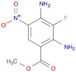 Benzoic acid, 2,4-diamino-3-fluoro-5-nitro-, methyl ester