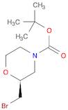 4-Morpholinecarboxylic acid, 2-(bromomethyl)-, 1,1-dimethylethyl ester,(2S)-