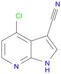 1H-Pyrrolo[2,3-b]pyridine-3-carbonitrile, 4-chloro-