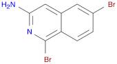 3-Isoquinolinamine, 1,6-dibromo-