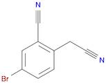 Benzeneacetonitrile, 4-bromo-2-cyano-