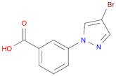 3-(4-bromo-1H-pyrazol-1-yl)benzoic acid