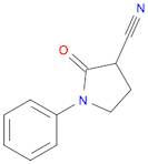 2-oxo-1-phenylpyrrolidine-3-carbonitrile