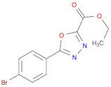 ethyl 5-(4-bromophenyl)-1,3,4-oxadiazole-2-carboxylate