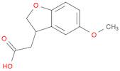 3-Benzofuranacetic acid, 2,3-dihydro-5-methoxy-