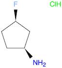 (1S,3R)-3-fluorocyclopentan-1-amine hydrochloride