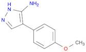 1H-Pyrazol-3-amine, 4-(4-methoxyphenyl)-