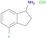 4-Fluoro-2,3-dihydro-1H-inden-1-amine hydrochloride