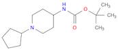 tert-butyl N-(1-cyclopentylpiperidin-4-yl)carbamate