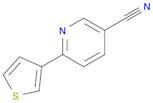 6-thiophen-3-ylpyridine-3-carbonitrile