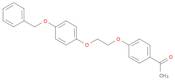 1-(4-{2-[4-(benzyloxy)phenoxy]ethoxy}phenyl)ethan-1-one