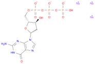 Guanosine5'-(tetrahydrogen triphosphate), 2'-deoxy-, trisodium salt (9CI)