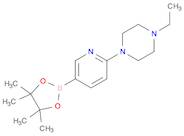 1-ethyl-4-[5-(4,4,5,5-tetramethyl-1,3,2-dioxaborolan-2-yl)pyridin-2-yl]piperazine