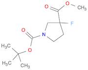 1-tert-Butyl 3-methyl 3-fluoropyrrolidine-1,3-dicarboxylate