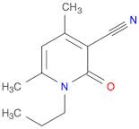 3-Pyridinecarbonitrile, 1,2-dihydro-4,6-dimethyl-2-oxo-1-propyl-