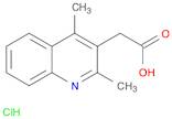 2-(2,4-dimethylquinolin-3-yl)acetic acid hydrochloride