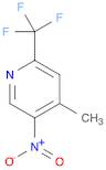 Pyridine,4-methyl-5-nitro-2-(trifluoromethyl)-