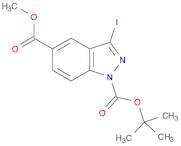 1-tert-butyl 5-Methyl 3-iodo-1H-indazole-1,5-dicarboxylate