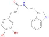 (E)-N-[2-(3-Indolyl)ethyl]-3-(3,4-dihydroxyphenyl)acrylamide