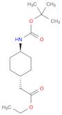 Ethyl trans-2-[4-(Boc-amino)cyclohexyl]acetate
