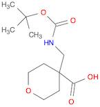 4-[[(2-methylpropan-2-yl)oxycarbonylamino]methyl]oxane-4-carboxylic acid