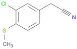 3-chloro-4-methylthiophenylacetonitrile