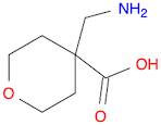 4-(Aminomethyl)tetrahydro-2H-pyran-4-carboxylic acid