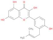 4H-1-Benzopyran-4-one,3,5,7-trihydroxy-2-[4-hydroxy-3-(3-methyl-2-butenyl)phenyl]-