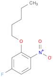 Benzene, 4-fluoro-1-nitro-2-(pentyloxy)-
