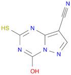 4-Hydroxy-2-mercaptopyrazolo[1,5-a][1,3,5]triazine-8-carbonitrile