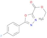 ethyl 5-(4-fluorophenyl)-1,3,4-oxadiazole-2-carboxylate