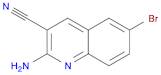 2-amino-6-bromo-3-quinolinecarbonitrile