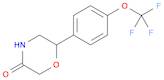 6-[4-(trifluoromethoxy)phenyl]-3-morpholinone