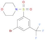 4-(3-Bromo-5-trifluoromethylphenylsulfonyl)morpholine