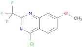 4-chloro-7-methoxy-2-(trifluoromethyl)quinazoline