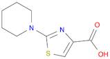 2-piperidin-1-yl-1,3-thiazole-4-carboxylic acid