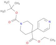 1-O-tert-butyl 4-O-ethyl 4-pyridin-4-ylpiperidine-1,4-dicarboxylate