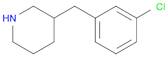 3-[(3-chlorophenyl)methyl]piperidine
